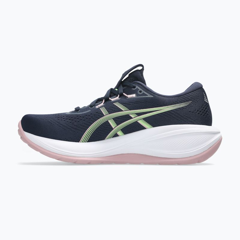 Încălțăminte de alergare pentru femei ASICS Gel-Cumulus 28 midnight/illuminate green 2