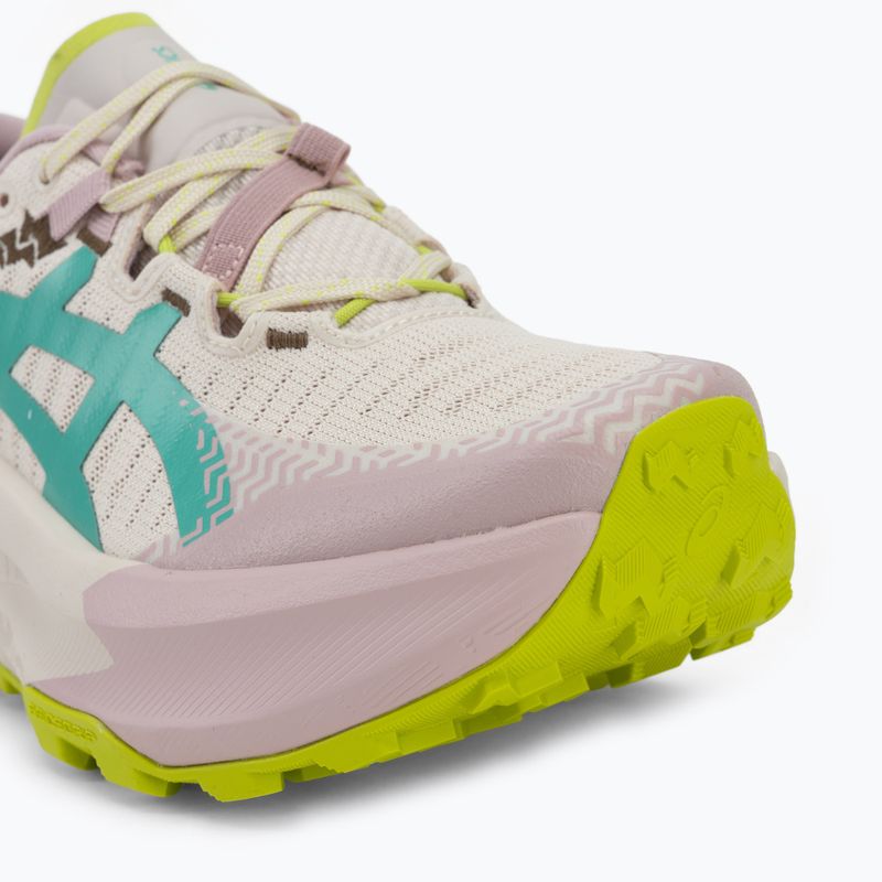 Încălțăminte de alergare pentru femei ASICS Trabuco Max 5 mineral beige/aurora green 7