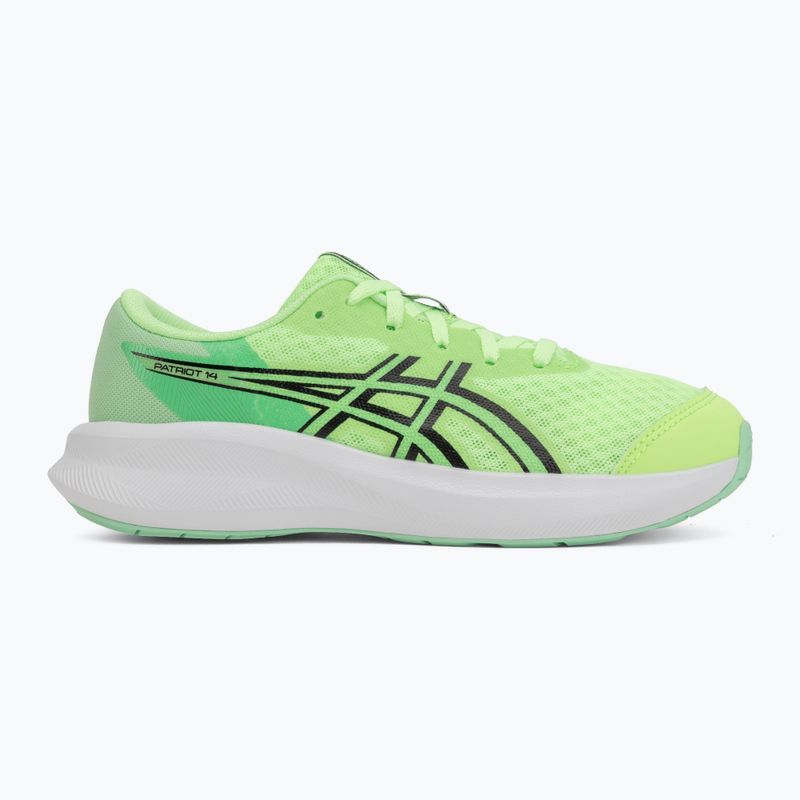 Încălțăminte de alergare pentru copii ASICS Patriot 14 GS illuminate green/black 2