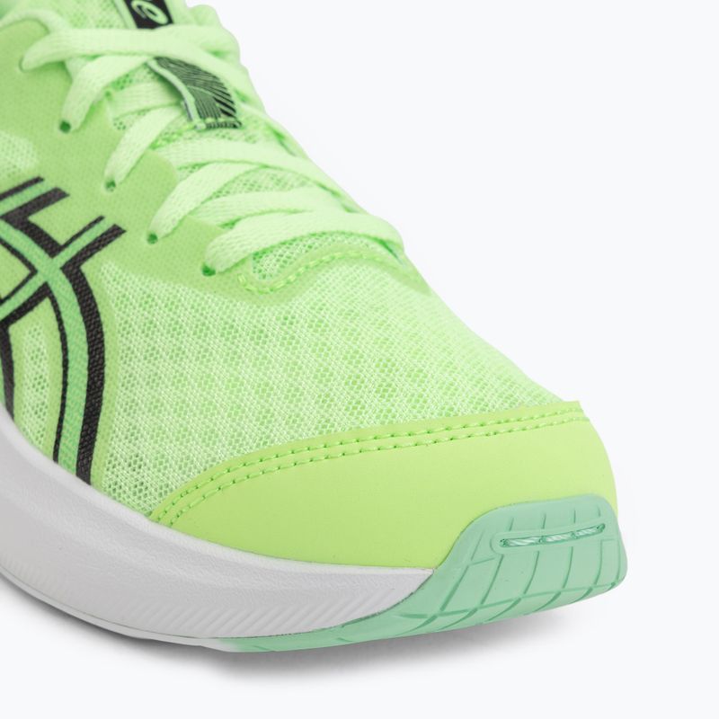 Încălțăminte de alergare pentru copii ASICS Patriot 14 GS illuminate green/black 7
