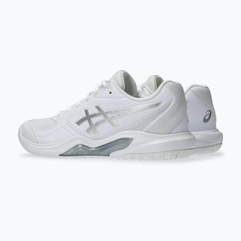 Încălțăminte de tenis pentru femei ASICS Gel-Dedicate 9 In white/pure silver 3