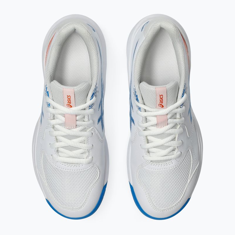 Încălțăminte de tenis pentru copii ASICS Gel-Dedicate 9 GS white/directoire blue 5