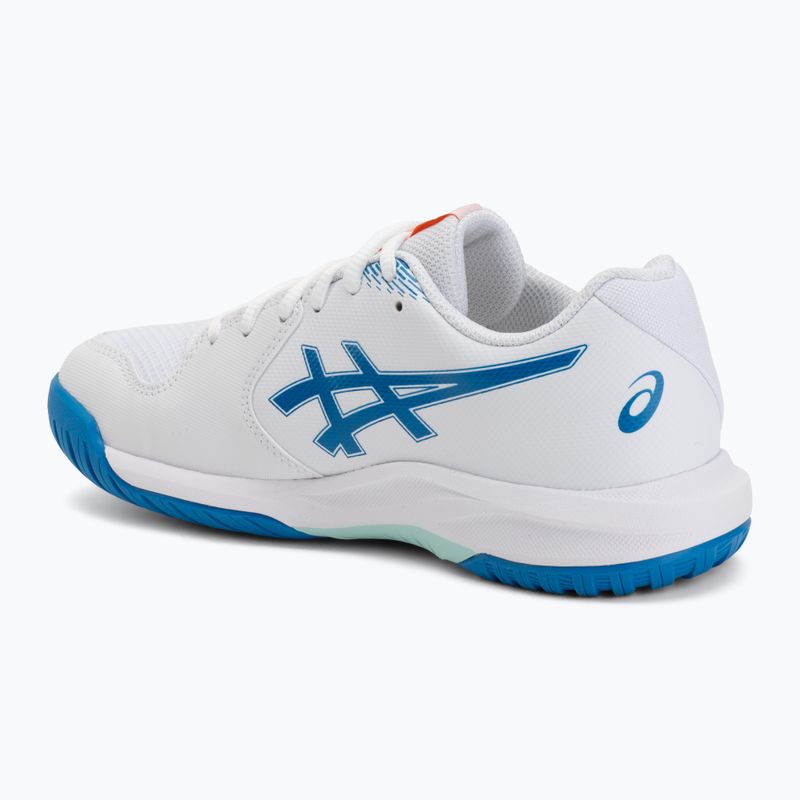 Încălțăminte de tenis pentru copii ASICS Gel-Dedicate 9 GS white/directoire blue 3