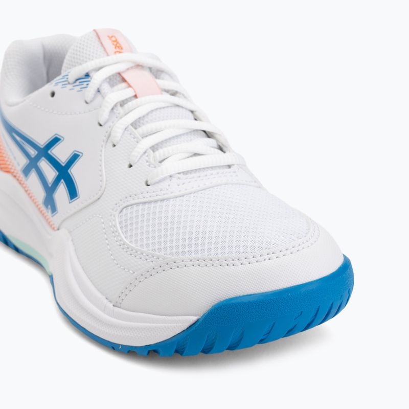 Încălțăminte de tenis pentru copii ASICS Gel-Dedicate 9 GS white/directoire blue 7