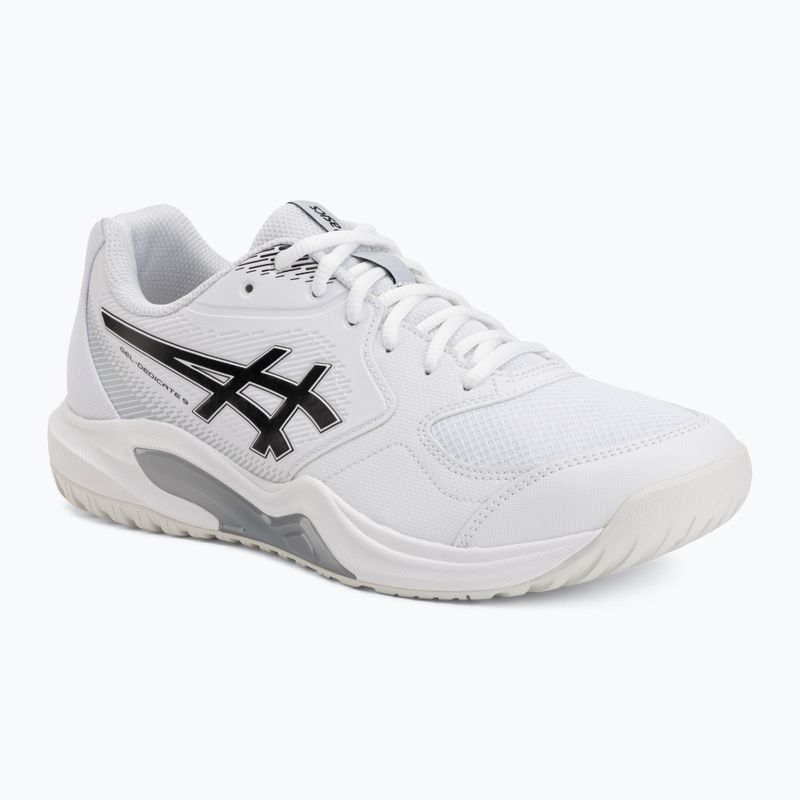 Încălțăminte de tenis pentru bărbați ASICS Gel-Dedicate 9 white/black
