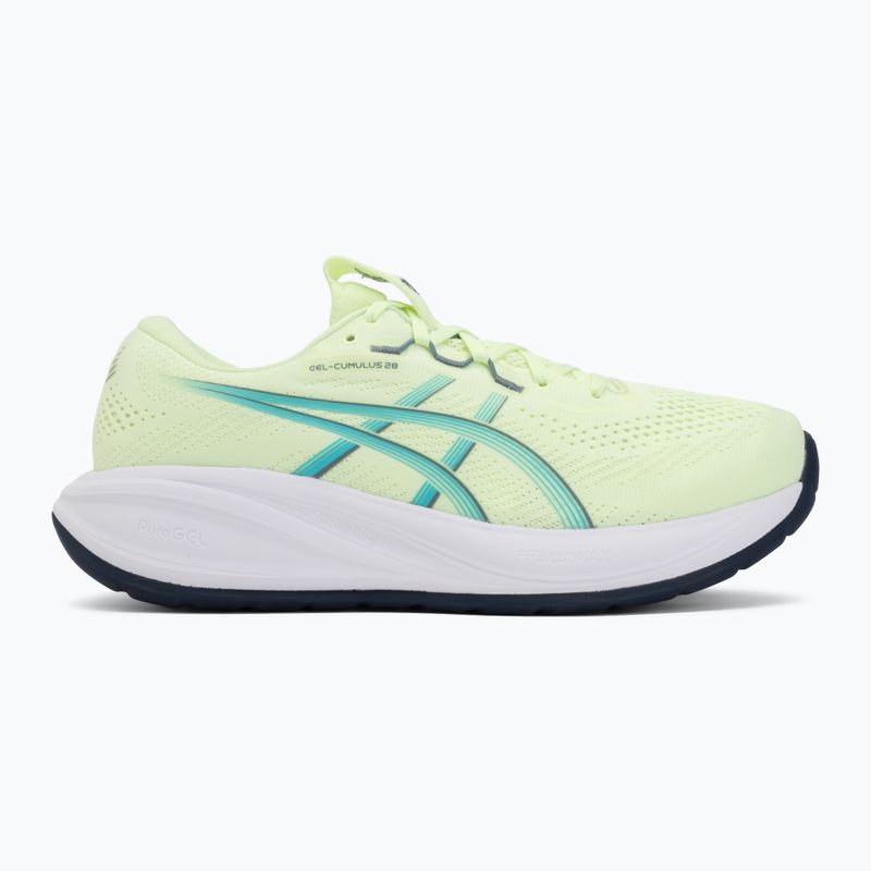 Încălțăminte de alergare pentru bărbați ASICS Gel-Cumulus 28 illuminate yellow/energy aqua 2
