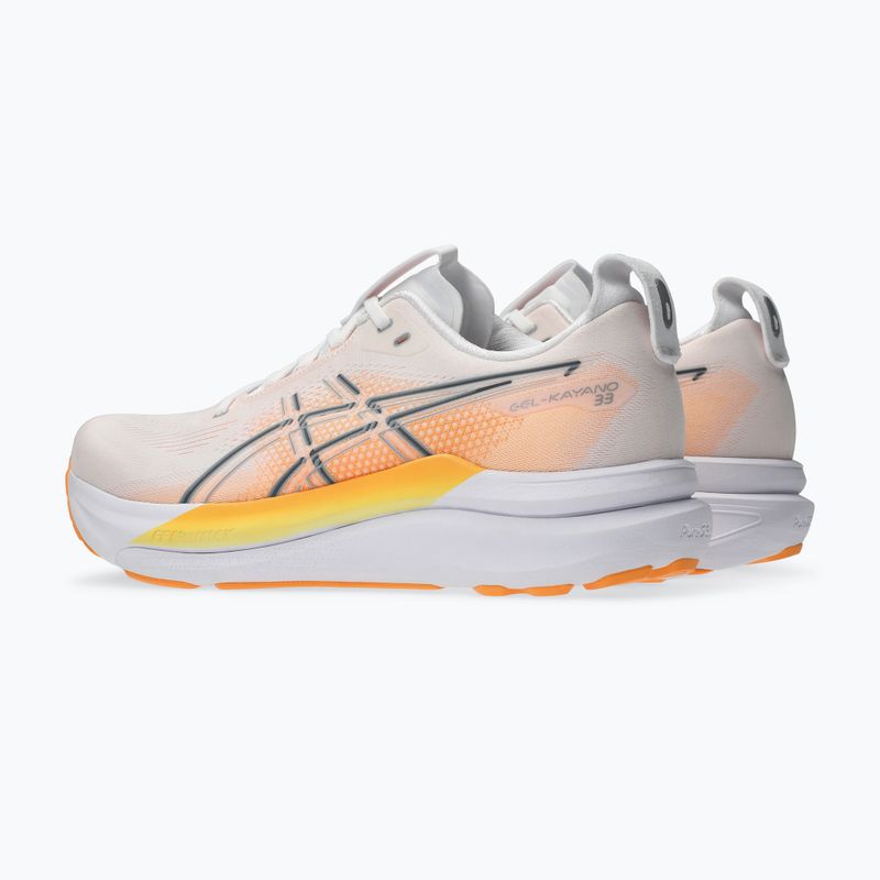 Încălțăminte de alergare pentru bărbați ASICS Gel-Kayano 33 white/stadium orange 3