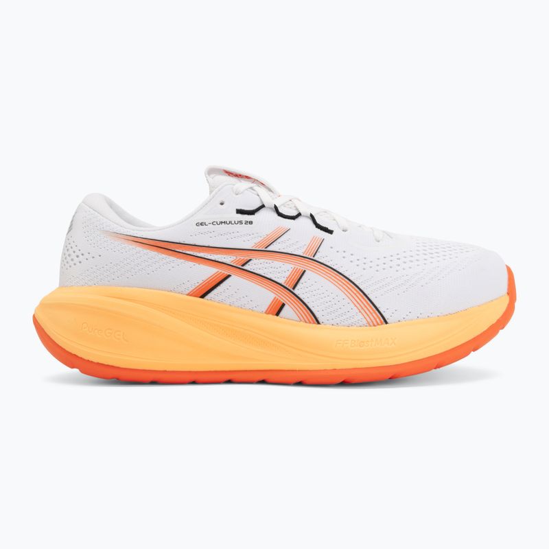 Încălțăminte de alergare pentru bărbați ASICS Gel-Cumulus 28 white/energy orange 2
