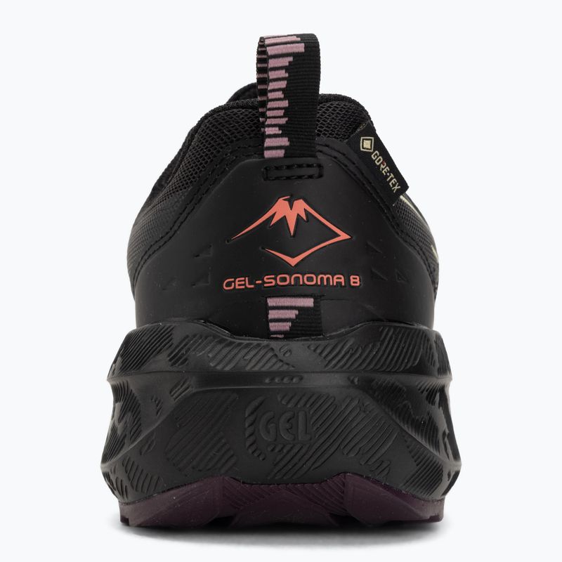 Încălțăminte de alergare pentru femei Asics Gel-Sonoma 8 Gtx Black/Dark Aubergine 6