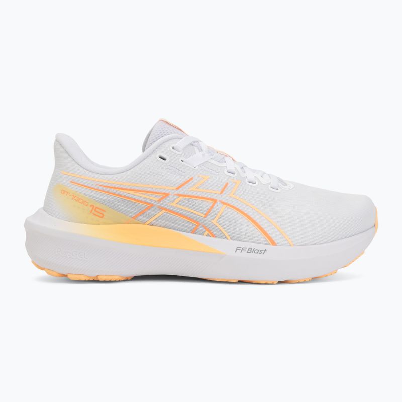 Încălțăminte de alergare pentru femei ASICS GT-1000 15 white/vivid coral 2