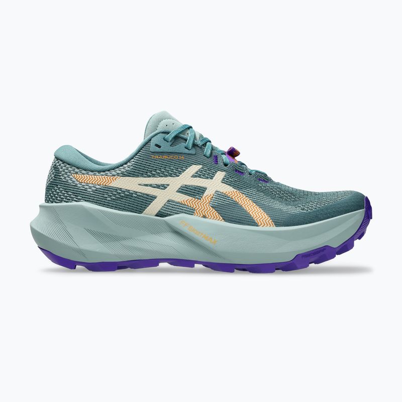 Încălțăminte de alergare pentru femei ASICS Trabuco 14 foggy teal/radiant amethyst 2