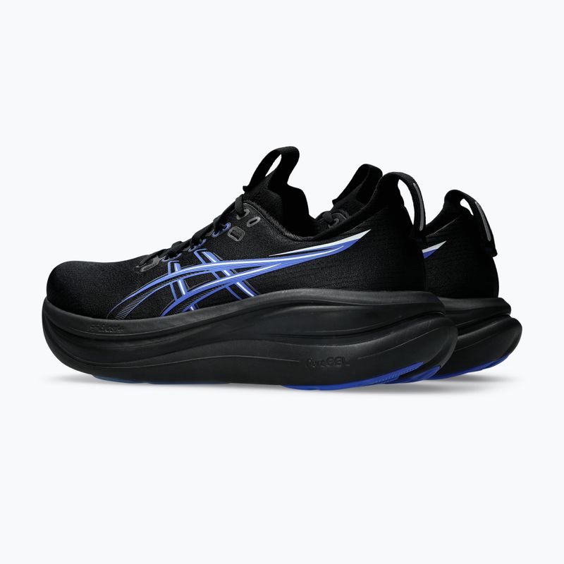 Încălțăminte de alergare pentru bărbați ASICS Gel-Nimbus 28 black/neon blue 3