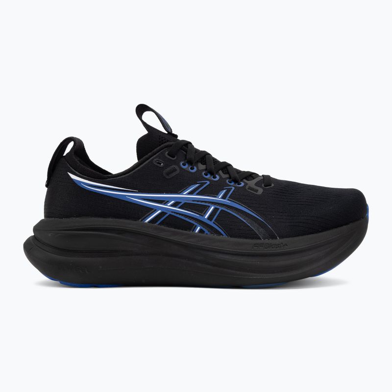 Încălțăminte de alergare pentru bărbați ASICS Gel-Nimbus 28 black/neon blue 2