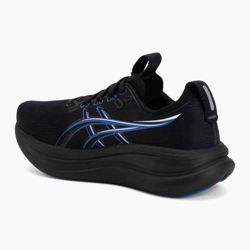 Încălțăminte de alergare pentru bărbați ASICS Gel-Nimbus 28 black/neon blue 3