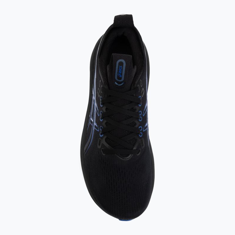 Încălțăminte de alergare pentru bărbați ASICS Gel-Nimbus 28 black/neon blue 5