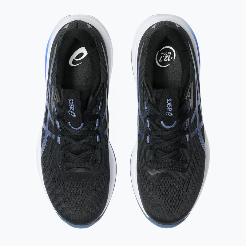 Încălțăminte de alergare pentru bărbați ASICS Gel-Cumulus 28 black/neon blue 5