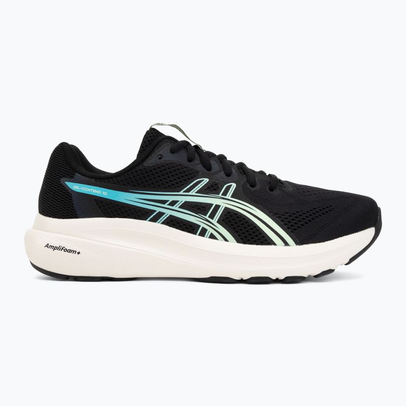 Încălțăminte de alergare pentru bărbați ASICS Gel-Contend 10 black/illuminate yellow 2