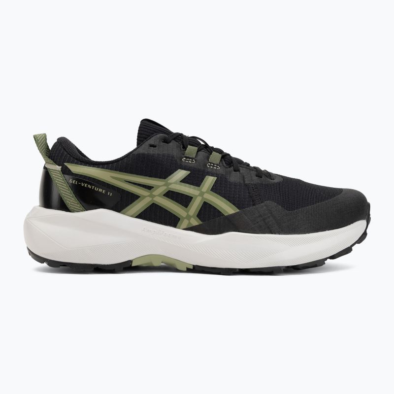 Încălțăminte de alergare pentru bărbați Asics Gel-Venture 11 Black/Khaki Green 2