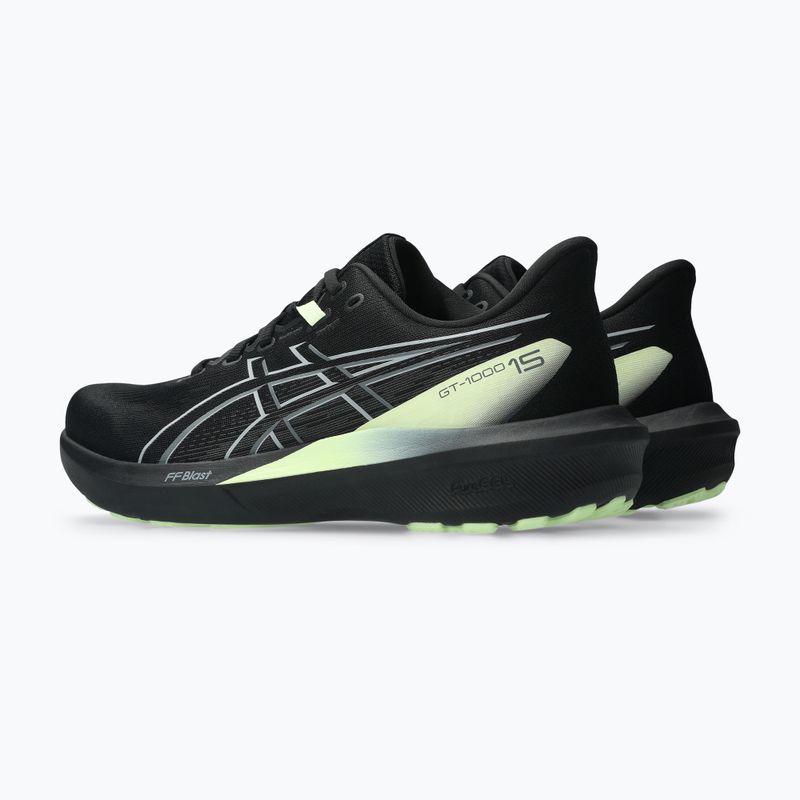 Încălțăminte de alergare pentru bărbați ASICS GT-1000 15 black/illuminate yellow 3