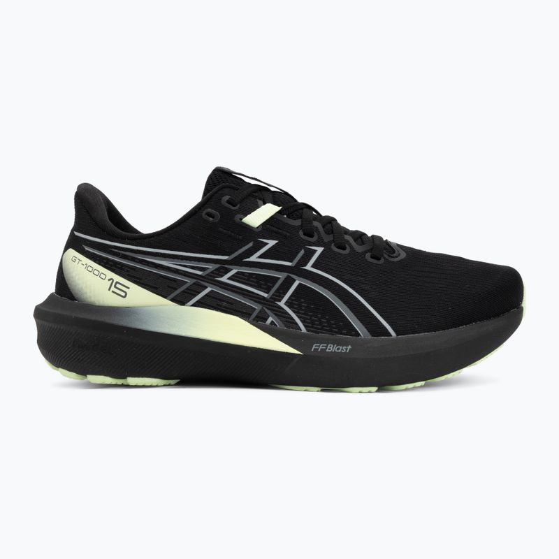 Încălțăminte de alergare pentru bărbați ASICS GT-1000 15 black/illuminate yellow 2