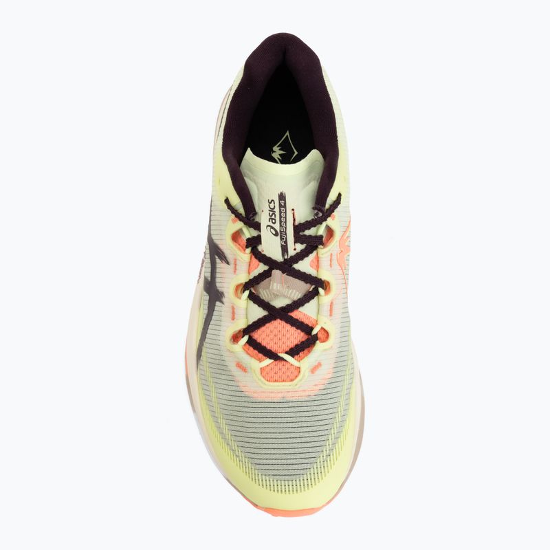 Încălțăminte de alergare Asics Fujispeed 4 illuminate yellow/dark aubergine 5