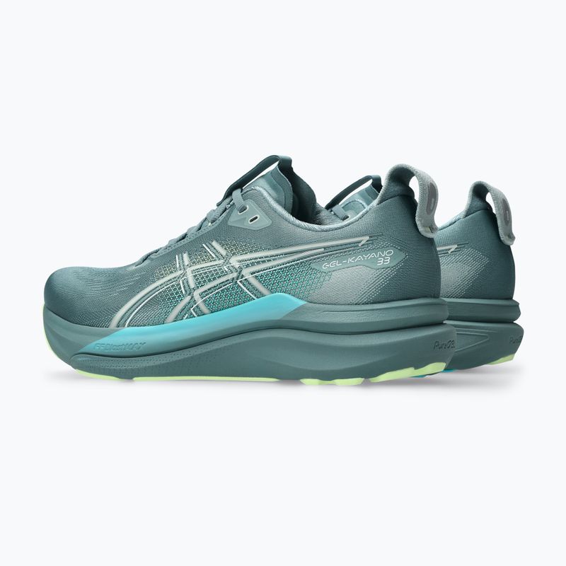 Încălțăminte de alergare pentru bărbați ASICS Gel-Kayano 33 foggy teal/illuminate yellow 3