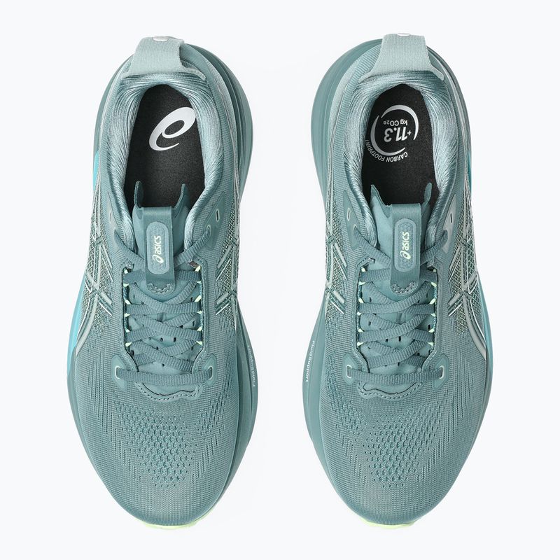 Încălțăminte de alergare pentru bărbați ASICS Gel-Kayano 33 foggy teal/illuminate yellow 5