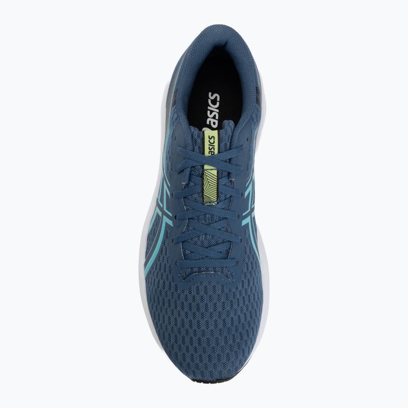 Încălțăminte de alergare pentru bărbați ASICS Patriot 14 grand shark/energy aqua 5