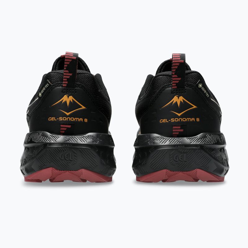 Încălțăminte de alergare pentru bărbați Asics Gel-Sonoma 8 Gtx Black/Brisket Red 6