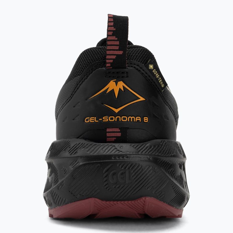 Încălțăminte de alergare pentru bărbați Asics Gel-Sonoma 8 Gtx Black/Brisket Red 6
