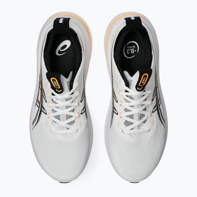 Încălțăminte de alergare pentru bărbați ASICS Gel-Nimbus 28 white/stadium orange 5