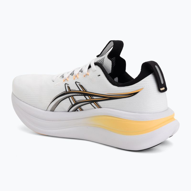 Încălțăminte de alergare pentru bărbați ASICS Gel-Nimbus 28 white/stadium orange 3