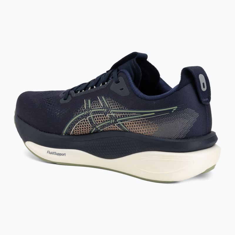 Încălțăminte de alergare pentru bărbați ASICS Gel-Kayano 33 midnight/khaki green 3
