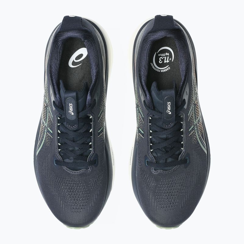 Încălțăminte de alergare pentru bărbați ASICS Gel-Kayano 33 midnight/khaki green 5