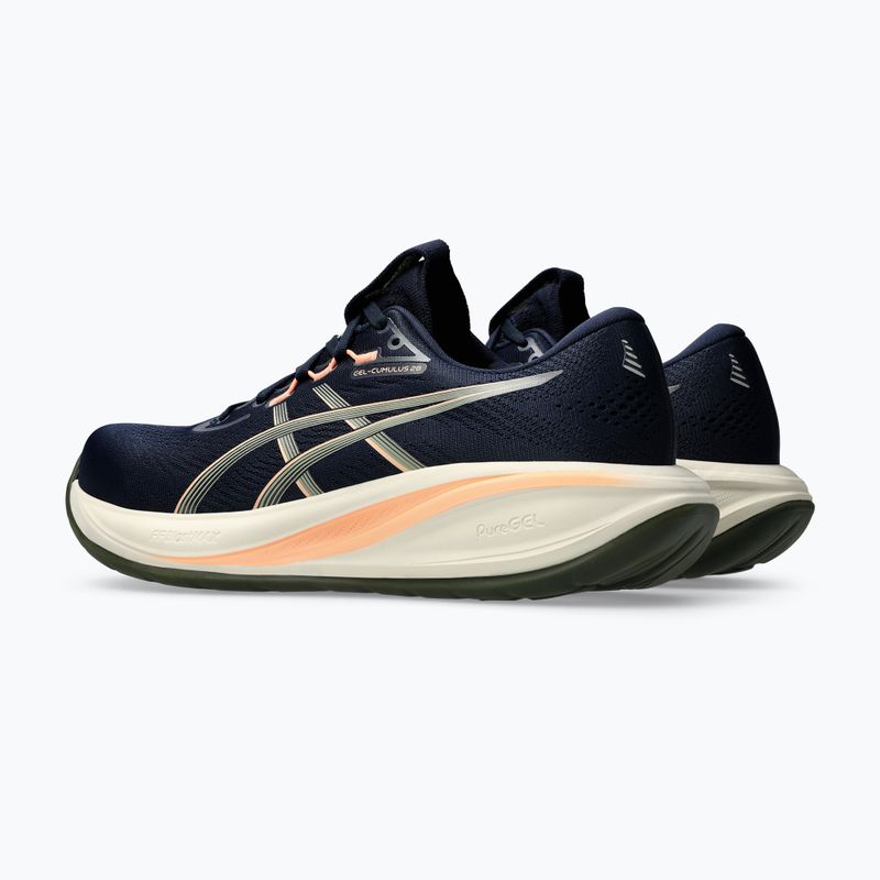 Încălțăminte de alergare pentru bărbați ASICS Gel-Cumulus 28 midnight/khaki green 3