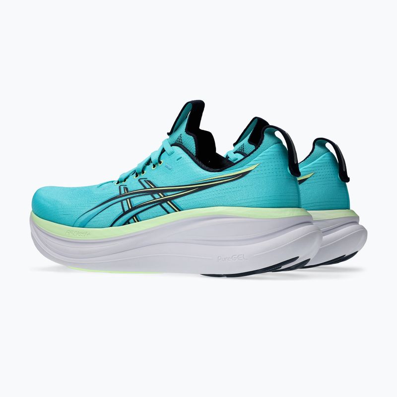 Încălțăminte de alergare pentru bărbați ASICS Gel-Nimbus 28 energy aqua/midnight 3