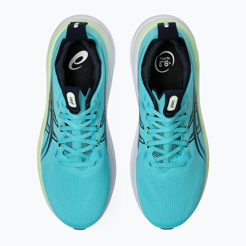 Încălțăminte de alergare pentru bărbați ASICS Gel-Nimbus 28 energy aqua/midnight 5