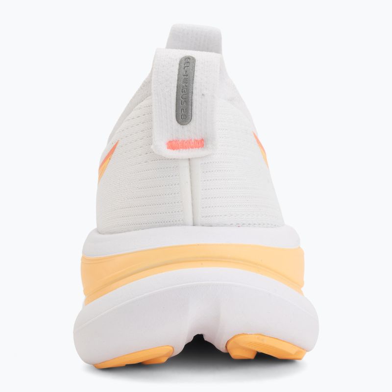 Încălțăminte de alergare pentru femei ASICS Gel-Nimbus 28 white/sun coral 6
