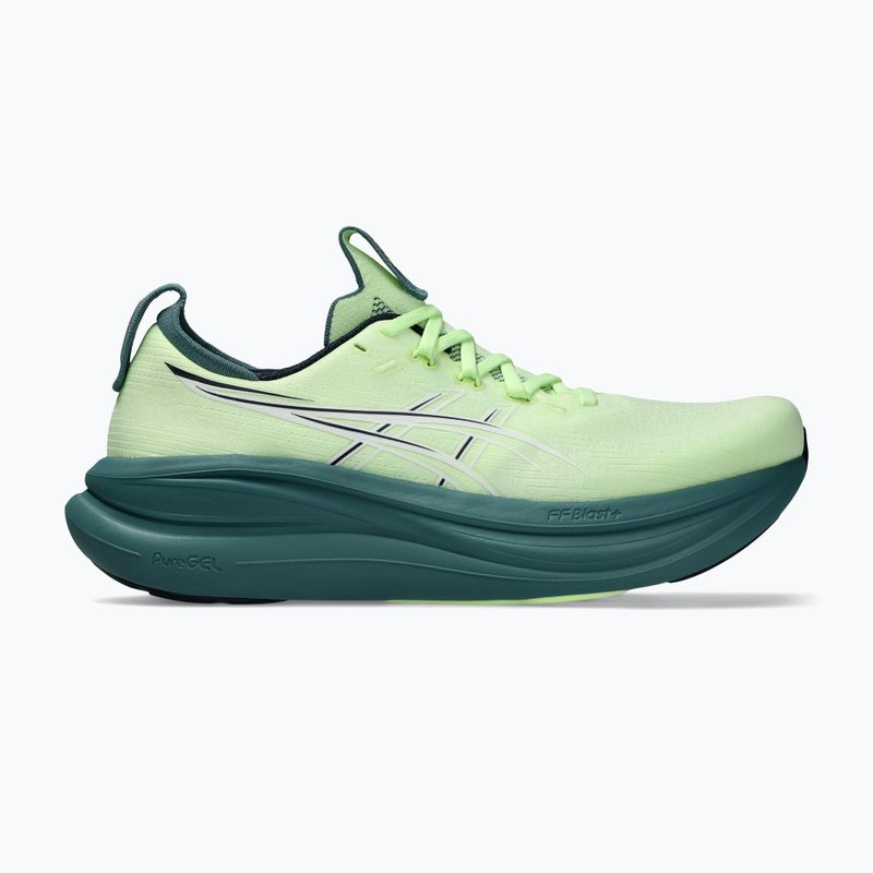 Încălțăminte de alergare pentru bărbați ASICS Gel-Nimbus 28 illuminate yellow/foggy teal 2