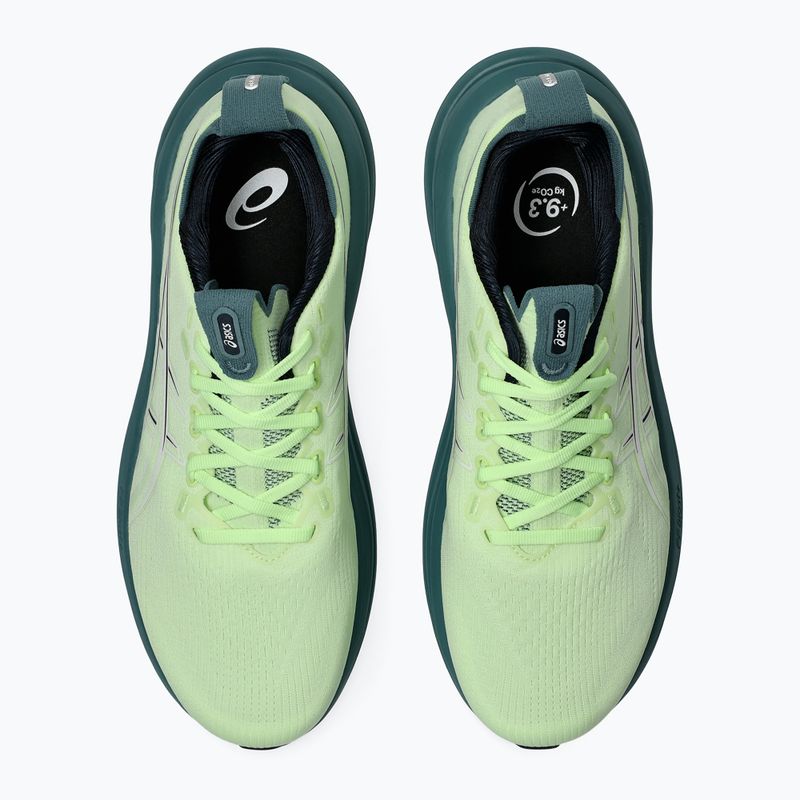 Încălțăminte de alergare pentru bărbați ASICS Gel-Nimbus 28 illuminate yellow/foggy teal 5