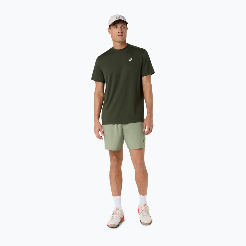 Tricou de tenis pentru bărbați ASICS Court Top vintage khaki 2
