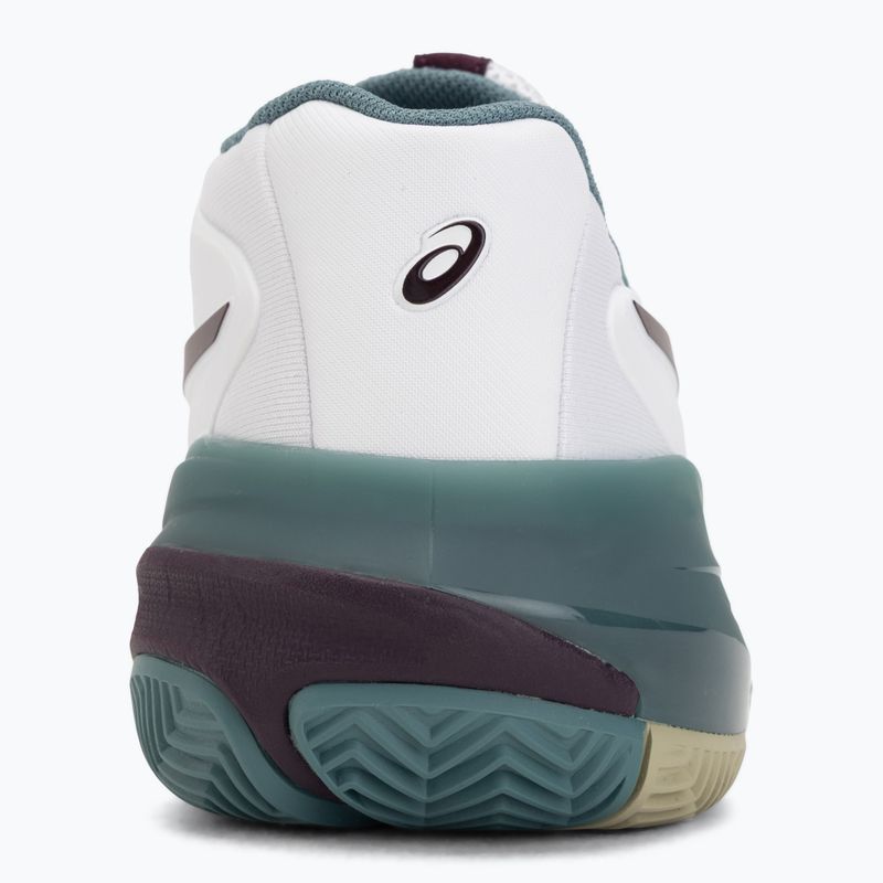 Încălțăminte de tenis pentru bărbați ASICS Gel-Resolution X Clay white/dark aubergine 6