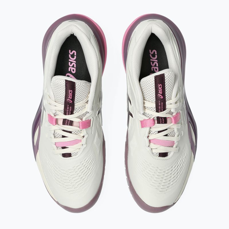 Încălțăminte de tenis pentru femei ASICS Gel-Resolution X soft oat/dark aubergine 4