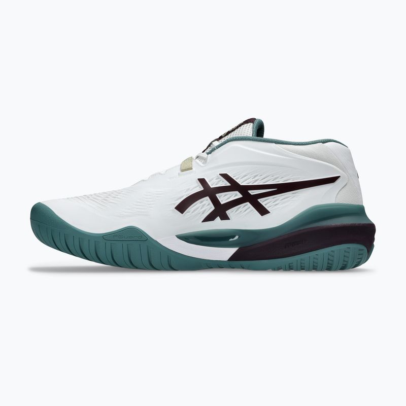 Încălțăminte de tenis pentru bărbați ASICS Gel-Resolution X white/dark aubergine 2