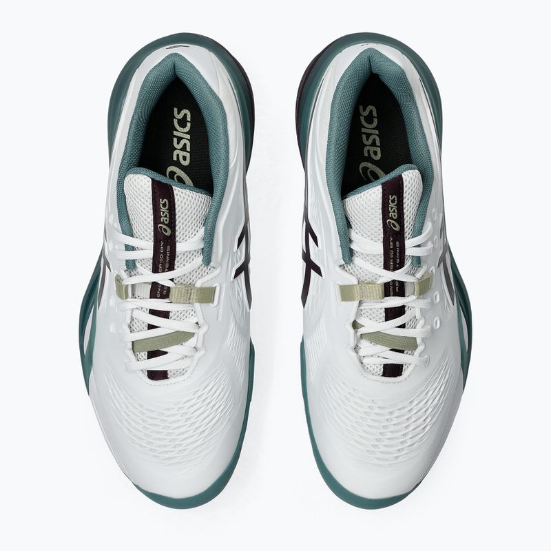 Încălțăminte de tenis pentru bărbați ASICS Gel-Resolution X white/dark aubergine 4