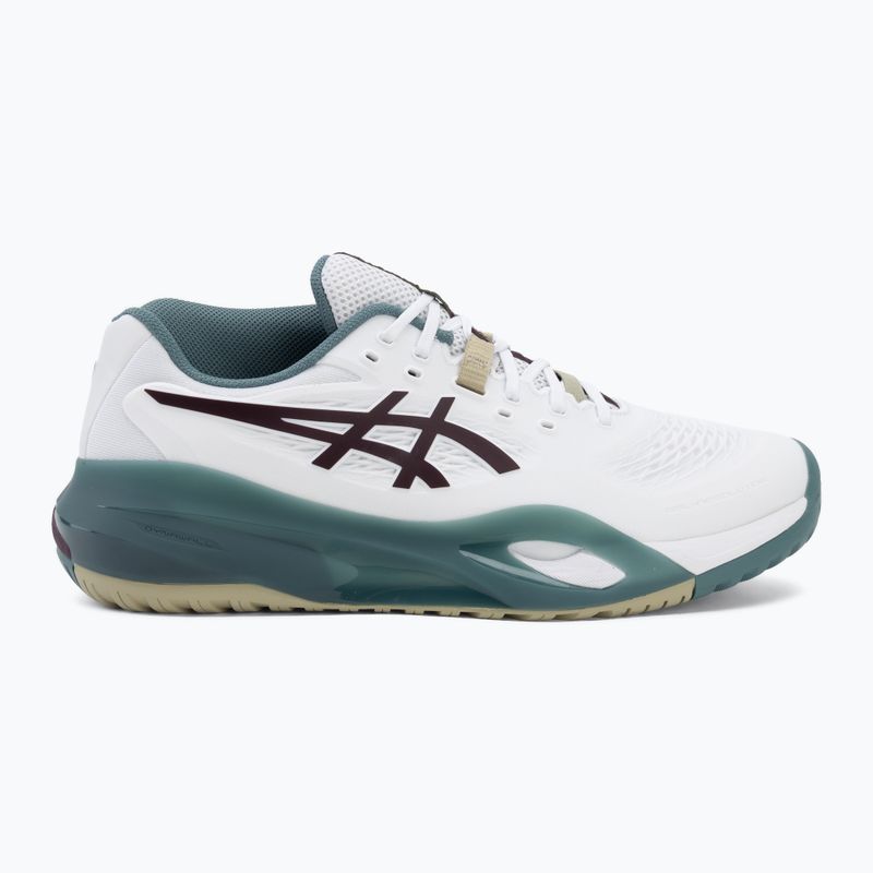 Încălțăminte de tenis pentru bărbați ASICS Gel-Resolution X white/dark aubergine 2