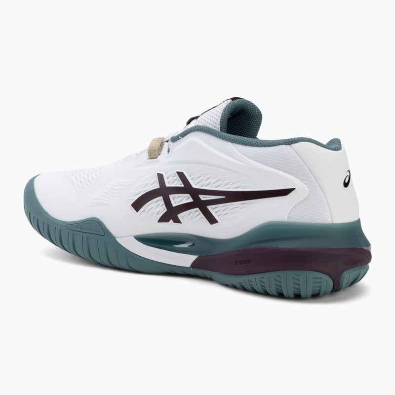 Încălțăminte de tenis pentru bărbați ASICS Gel-Resolution X white/dark aubergine 3