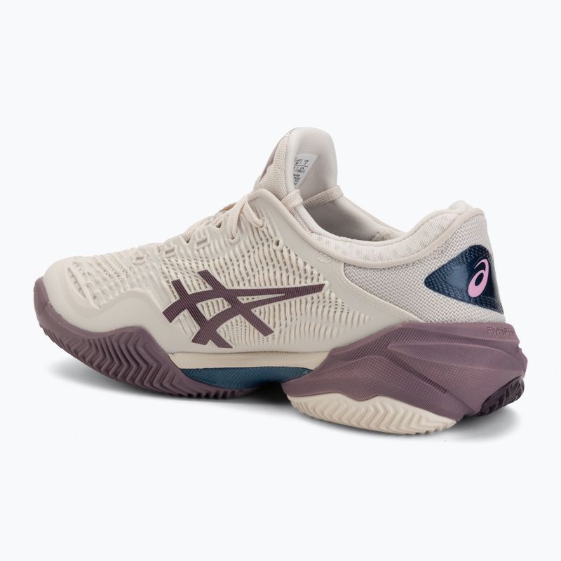 Încălțăminte de tenis pentru femei ASICS Court FF 3 Clay soft oat/dusty mauve 3