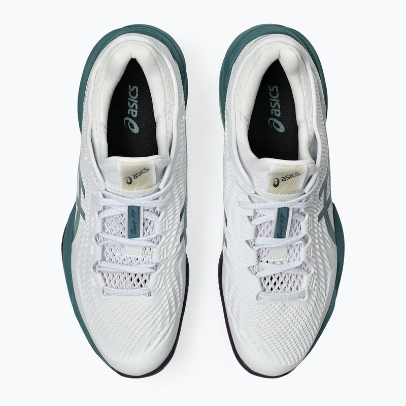 Încălțăminte de tenis pentru bărbați ASICS Court FF 3 Clay white/foggy teal 4