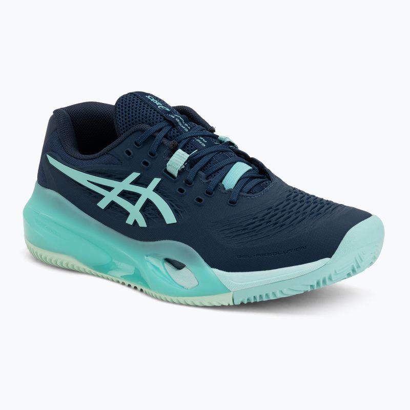 Încălțăminte de tenis pentru bărbați ASICS Gel-Resolution X Clay night sky/illuminate mint